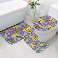 New Caledonia Joyeux Noel Bathroom Set Pacific Patchwork Xmas Vibes LT9 - Polynesian Pride