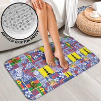 New Caledonia Joyeux Noel Bathroom Set Pacific Patchwork Xmas Vibes LT9 - Polynesian Pride