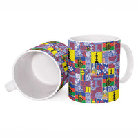 New Caledonia Joyeux Noel Ceramic Mug Pacific Patchwork Xmas Vibes LT9 - Polynesian Pride