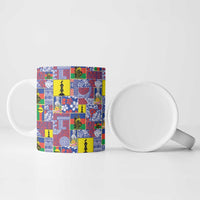 New Caledonia Joyeux Noel Ceramic Mug Pacific Patchwork Xmas Vibes LT9 - Polynesian Pride