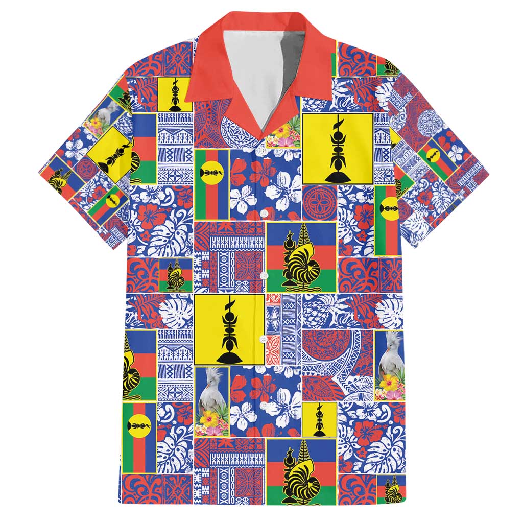 New Caledonia Joyeux Noel Family Matching Short Sleeve Bodycon Dress and Hawaiian Shirt Pacific Patchwork Xmas Vibes - Polynesian Pride