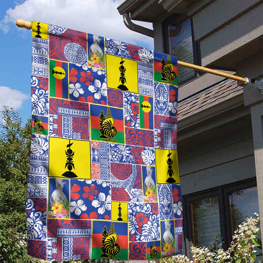New Caledonia Joyeux Noel Garden Flag Pacific Patchwork Xmas Vibes LT9 - Polynesian Pride