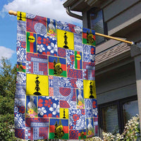 New Caledonia Joyeux Noel Garden Flag Pacific Patchwork Xmas Vibes LT9 - Polynesian Pride