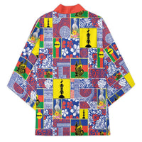 New Caledonia Joyeux Noel Kimono Pacific Patchwork Xmas Vibes - Polynesian Pride