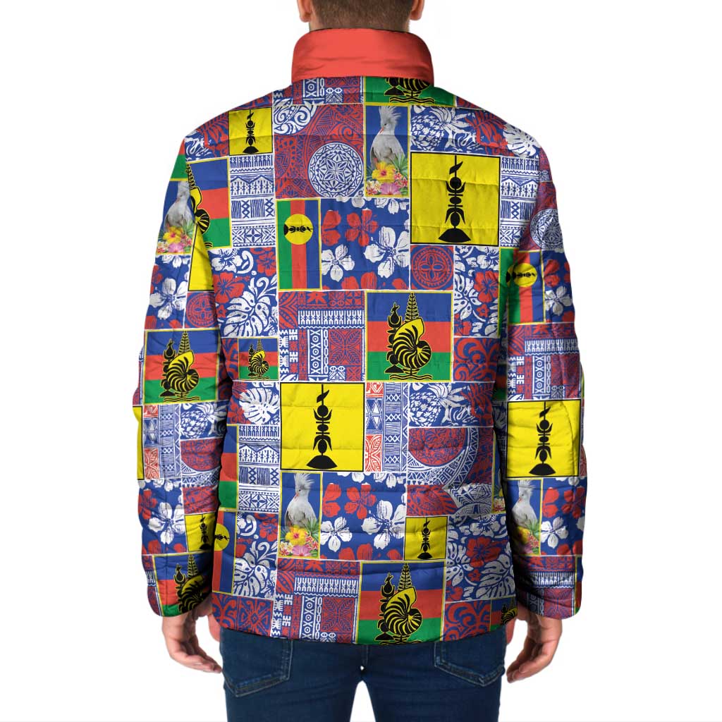 New Caledonia Joyeux Noel Padded Jacket Pacific Patchwork Xmas Vibes LT9 - Polynesian Pride