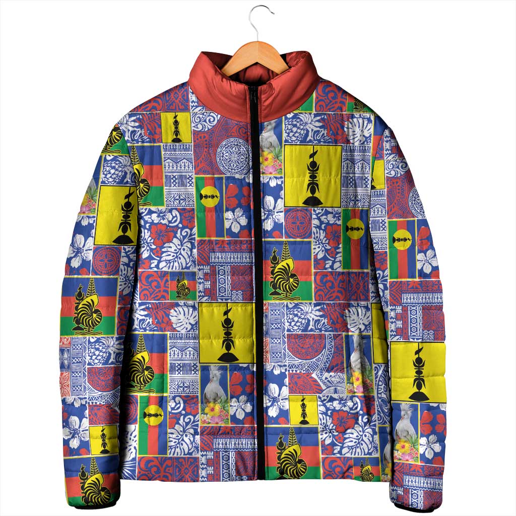 New Caledonia Joyeux Noel Padded Jacket Pacific Patchwork Xmas Vibes LT9 - Polynesian Pride