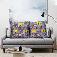 New Caledonia Joyeux Noel Pillow Cover Pacific Patchwork Xmas Vibes LT9 - Polynesian Pride