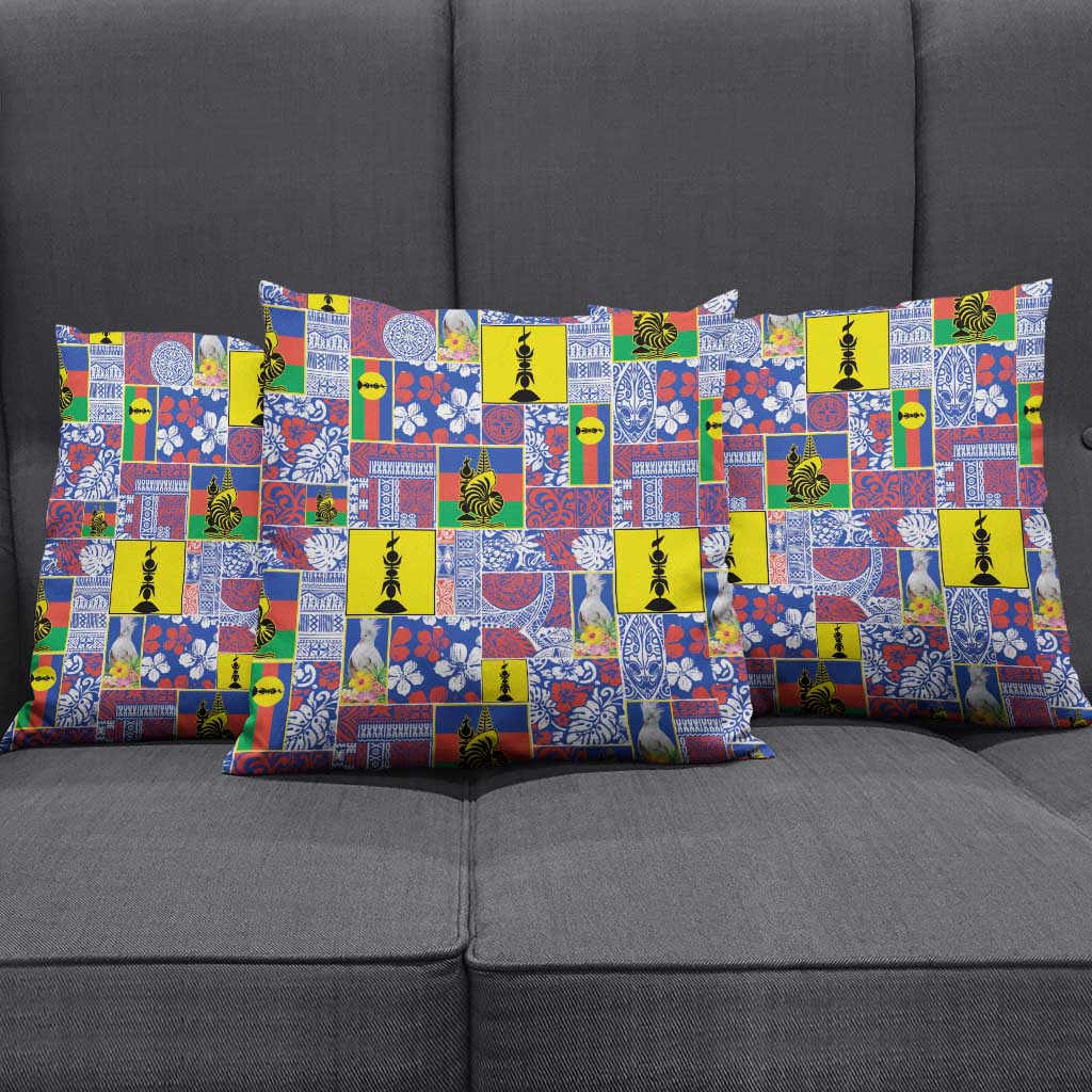 New Caledonia Joyeux Noel Pillow Cover Pacific Patchwork Xmas Vibes LT9 - Polynesian Pride