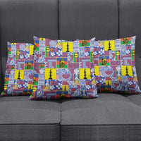New Caledonia Joyeux Noel Pillow Cover Pacific Patchwork Xmas Vibes LT9 - Polynesian Pride