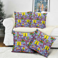 New Caledonia Joyeux Noel Pillow Cover Pacific Patchwork Xmas Vibes LT9 - Polynesian Pride