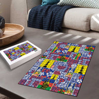 New Caledonia Joyeux Noel Puzzle Pacific Patchwork Xmas Vibes LT9 - Polynesian Pride