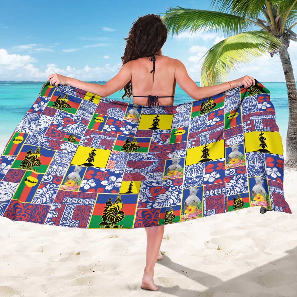 New Caledonia Joyeux Noel Sarong Pacific Patchwork Xmas Vibes LT9 - Polynesian Pride