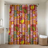 Niue Monuina e Kilisimasi Bathroom Set Pacific Patchwork Xmas Vibes - Polynesian Pride