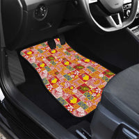 Niue Monuina e Kilisimasi Car Mats Pacific Patchwork Xmas Vibes - Polynesian Pride