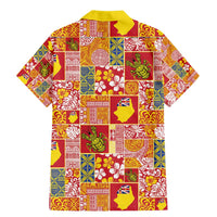 Niue Monuina e Kilisimasi Family Matching Mermaid Dress and Hawaiian Shirt Pacific Patchwork Xmas Vibes - Polynesian Pride