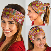 Niue Monuina e Kilisimasi Neck Gaiter Pacific Patchwork Xmas Vibes - Polynesian Pride