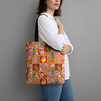 Niue Monuina e Kilisimasi Tote Bag Pacific Patchwork Xmas Vibes - Polynesian Pride
