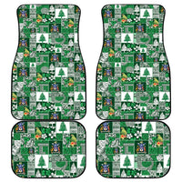 Norfolk Island Meri Krismas Car Mats Pacific Patchwork Xmas Vibes - Polynesian Pride