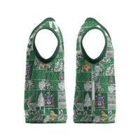 Norfolk Island Meri Krismas Christmas Knitted V-Neck Vest Pacific Patchwork Xmas Vibes - Polynesian Pride