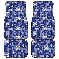Northern Mariana Islands Magof Nochebuena Car Mats Pacific Patchwork Xmas Vibes - Polynesian Pride