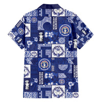 Northern Mariana Islands Magof Nochebuena Family Matching Puletasi and Hawaiian Shirt Pacific Patchwork Xmas Vibes - Polynesian Pride