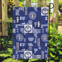 Northern Mariana Islands Magof Nochebuena Garden Flag Pacific Patchwork Xmas Vibes - Polynesian Pride