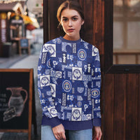 Northern Mariana Islands Magof Nochebuena Ugly Christmas Sweater Pacific Patchwork Xmas Vibes - Polynesian Pride