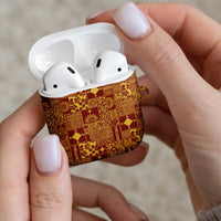 Rotuma Faiakse'ea 'e Kirisimasi AirPods Case Pacific Patchwork Xmas Vibes LT9 - Polynesian Pride