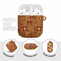 Rotuma Faiakse'ea 'e Kirisimasi AirPods Case Pacific Patchwork Xmas Vibes LT9 - Polynesian Pride