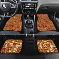 Rotuma Faiakse'ea 'e Kirisimasi Car Mats Pacific Patchwork Xmas Vibes - Polynesian Pride