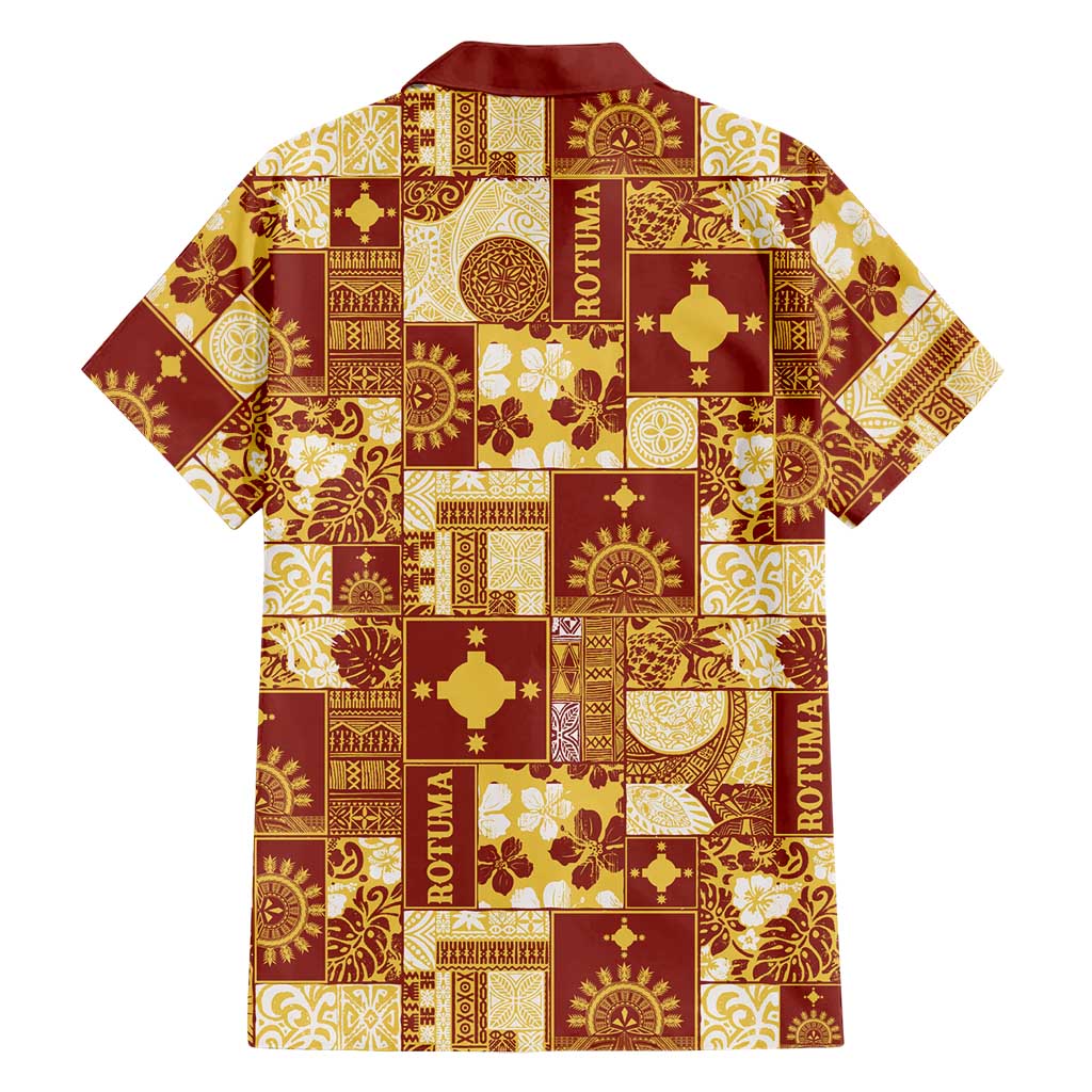 Rotuma Faiakse'ea 'e Kirisimasi Family Matching Puletasi and Hawaiian Shirt Pacific Patchwork Xmas Vibes LT9 - Polynesian Pride