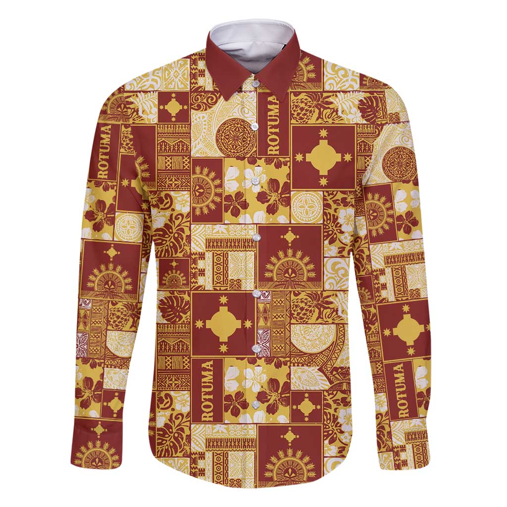 Rotuma Faiakse'ea 'e Kirisimasi Family Matching Tank Maxi Dress and Hawaiian Shirt Pacific Patchwork Xmas Vibes - Polynesian Pride