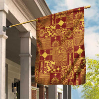 Rotuma Faiakse'ea 'e Kirisimasi Garden Flag Pacific Patchwork Xmas Vibes LT9 House Flag Red - Polynesian Pride