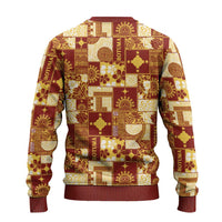 Rotuma Faiakse'ea 'e Kirisimasi Ugly Christmas Sweater Pacific Patchwork Xmas Vibes - Polynesian Pride