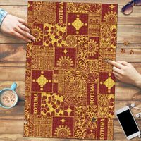 Rotuma Faiakse'ea 'e Kirisimasi Puzzle Pacific Patchwork Xmas Vibes - Polynesian Pride