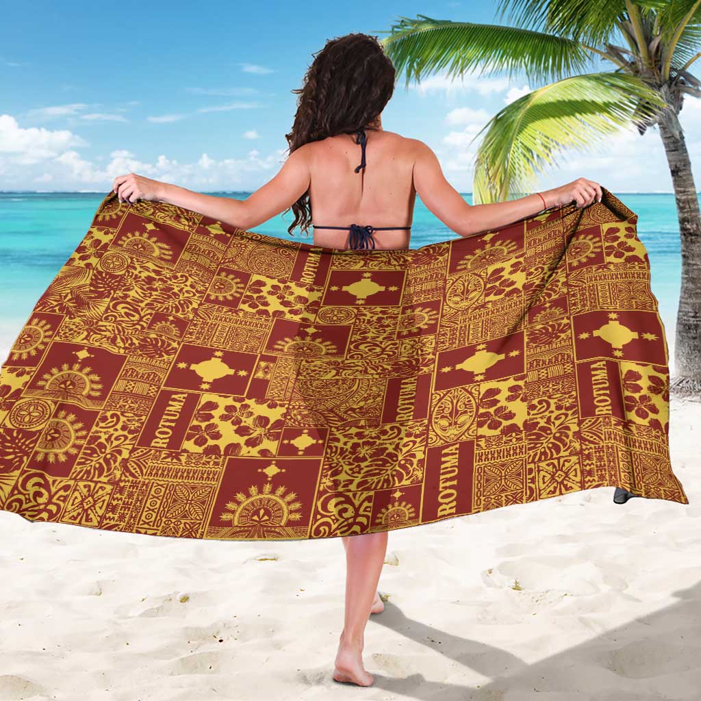 Rotuma Faiakse'ea 'e Kirisimasi Sarong Pacific Patchwork Xmas Vibes LT9 - Polynesian Pride