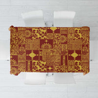 Rotuma Faiakse'ea 'e Kirisimasi Tablecloth Pacific Patchwork Xmas Vibes - Polynesian Pride