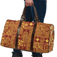 Rotuma Faiakse'ea 'e Kirisimasi Travel Bag Pacific Patchwork Xmas Vibes - Polynesian Pride