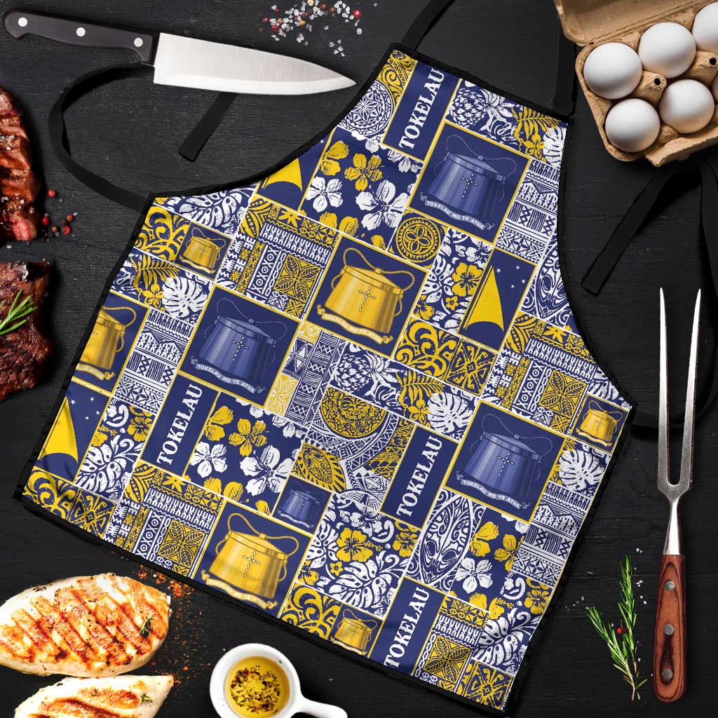 Tokelau Manuia te Kilihimahi Apron Pacific Patchwork Xmas Vibes - Polynesian Pride