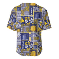 Tokelau Manuia te Kilihimahi Baseball Jersey Pacific Patchwork Xmas Vibes - Polynesian Pride
