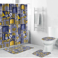 Tokelau Manuia te Kilihimahi Bathroom Set Pacific Patchwork Xmas Vibes - Polynesian Pride