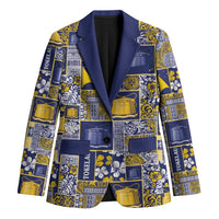 Tokelau Manuia te Kilihimahi Blazer Pacific Patchwork Xmas Vibes - Polynesian Pride