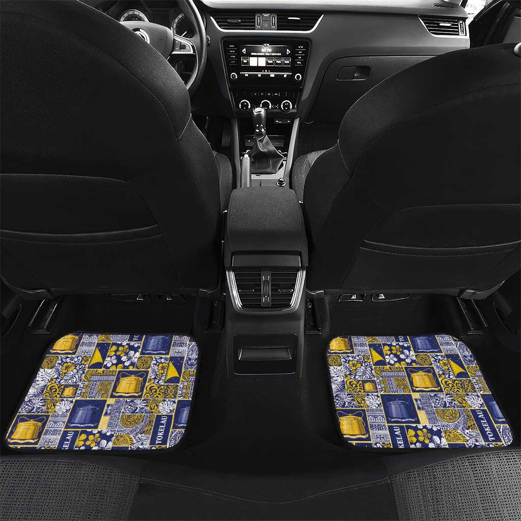 Tokelau Manuia te Kilihimahi Car Mats Pacific Patchwork Xmas Vibes - Polynesian Pride