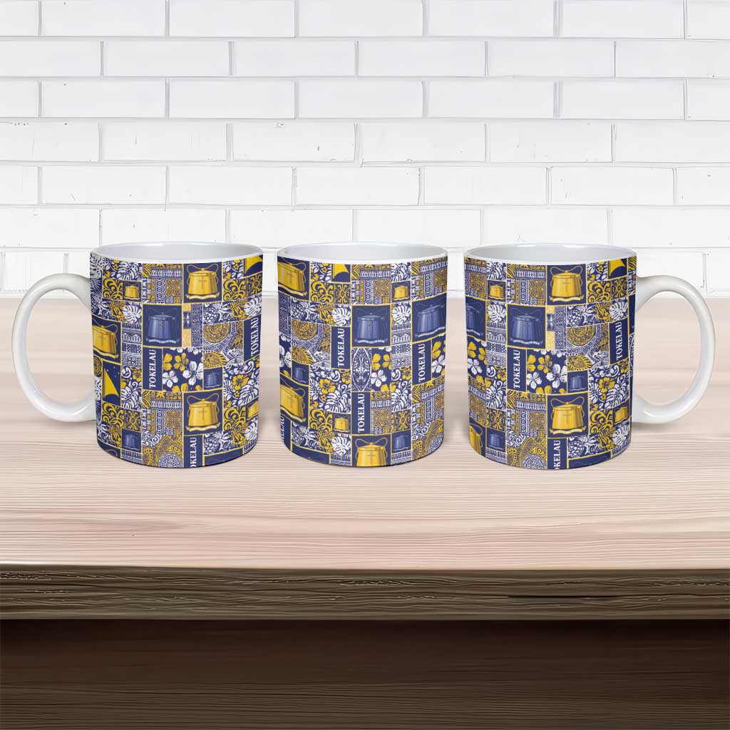 Tokelau Manuia te Kilihimahi Ceramic Mug Pacific Patchwork Xmas Vibes - Polynesian Pride