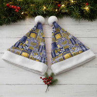 Tokelau Manuia te Kilihimahi Christmas Santa Hat Pacific Patchwork Xmas Vibes - Polynesian Pride