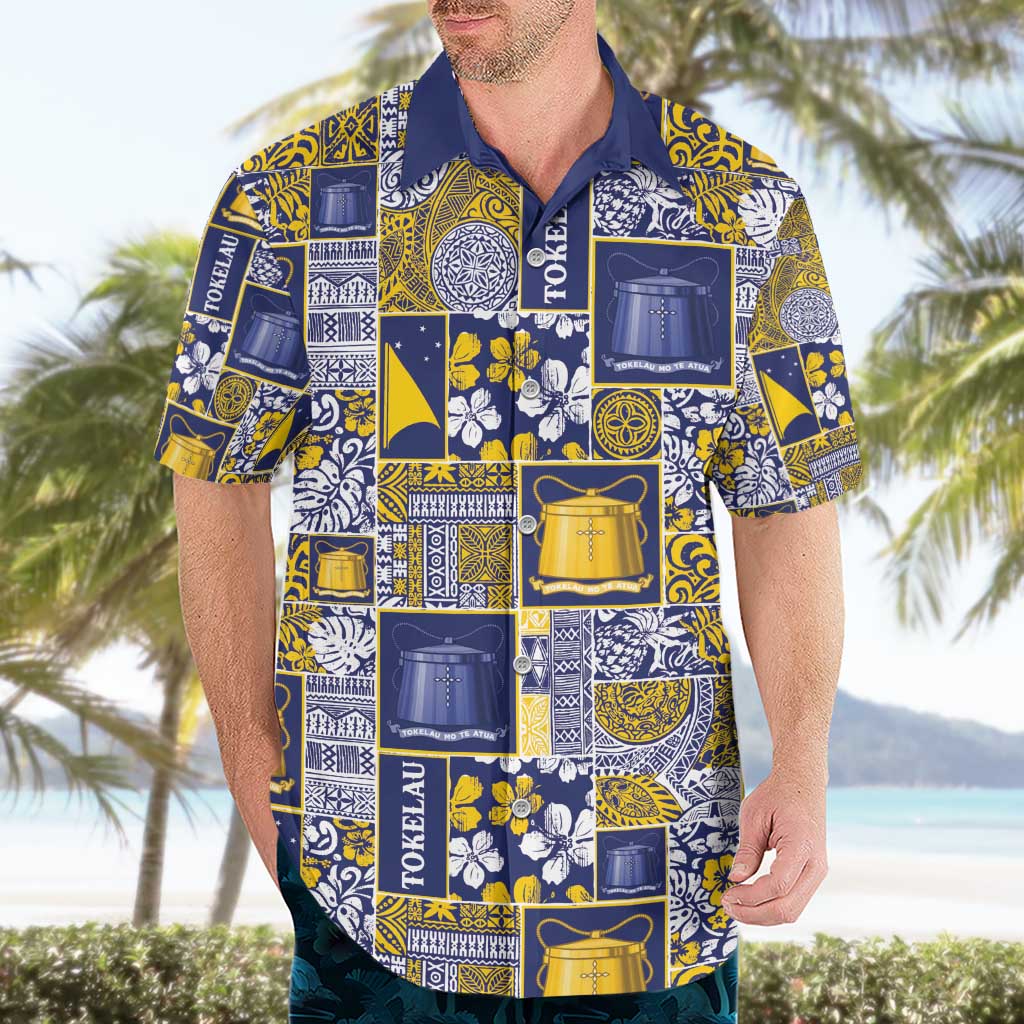 Tokelau Manuia te Kilihimahi Hawaiian Shirt Pacific Patchwork Xmas Vibes - Polynesian Pride