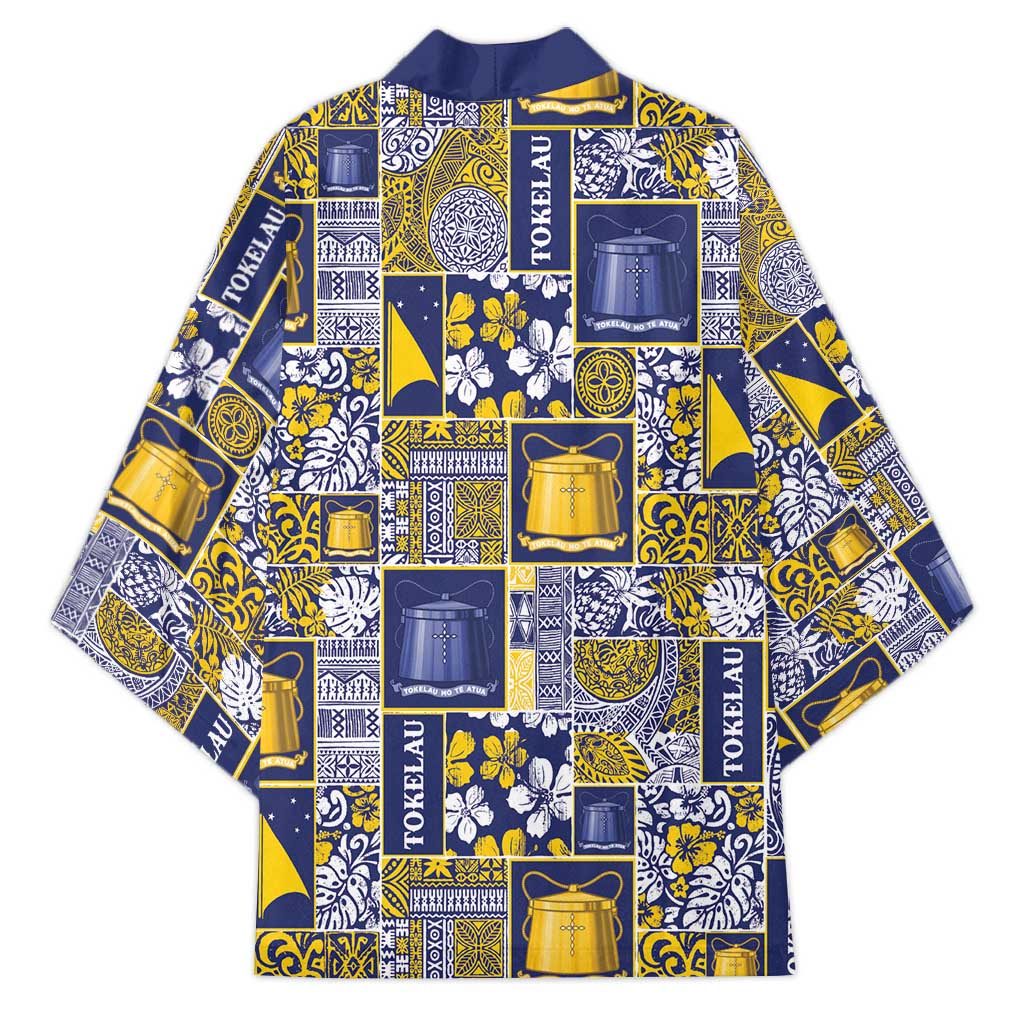 Tokelau Manuia te Kilihimahi Kimono Pacific Patchwork Xmas Vibes - Polynesian Pride