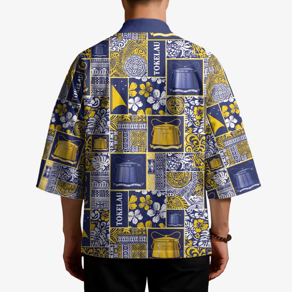 Tokelau Manuia te Kilihimahi Kimono Pacific Patchwork Xmas Vibes - Polynesian Pride