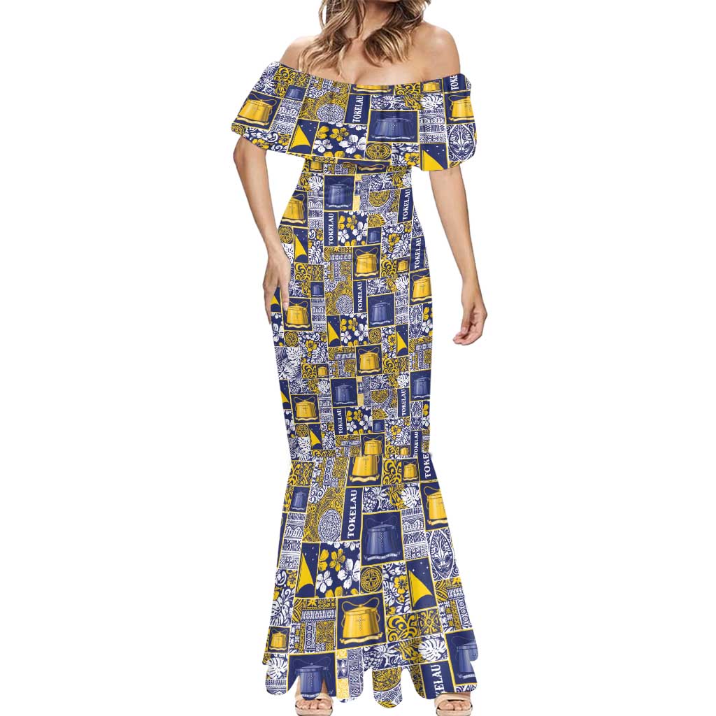 Tokelau Manuia te Kilihimahi Mermaid Dress Pacific Patchwork Xmas Vibes - Polynesian Pride