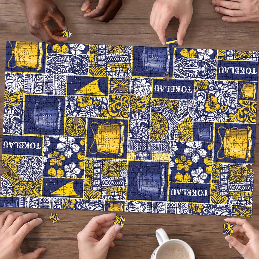 Tokelau Manuia te Kilihimahi Puzzle Pacific Patchwork Xmas Vibes - Polynesian Pride
